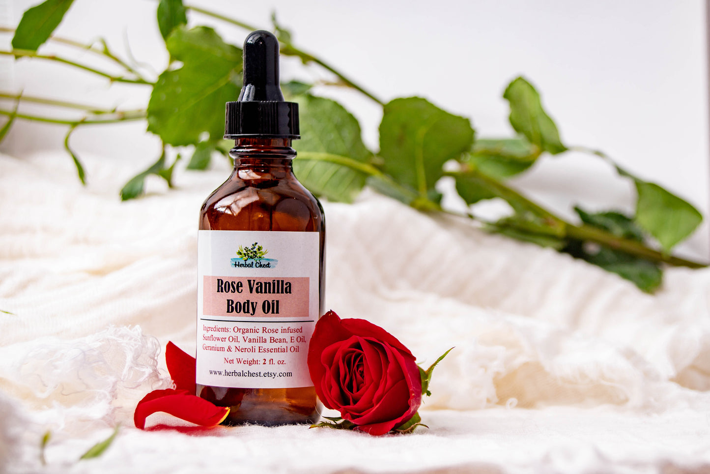Rose Vanilla Body Oil
