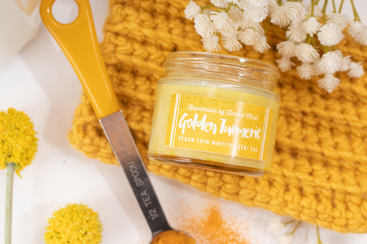 Vegan Turmeric Body Butter Moisturizer Balm