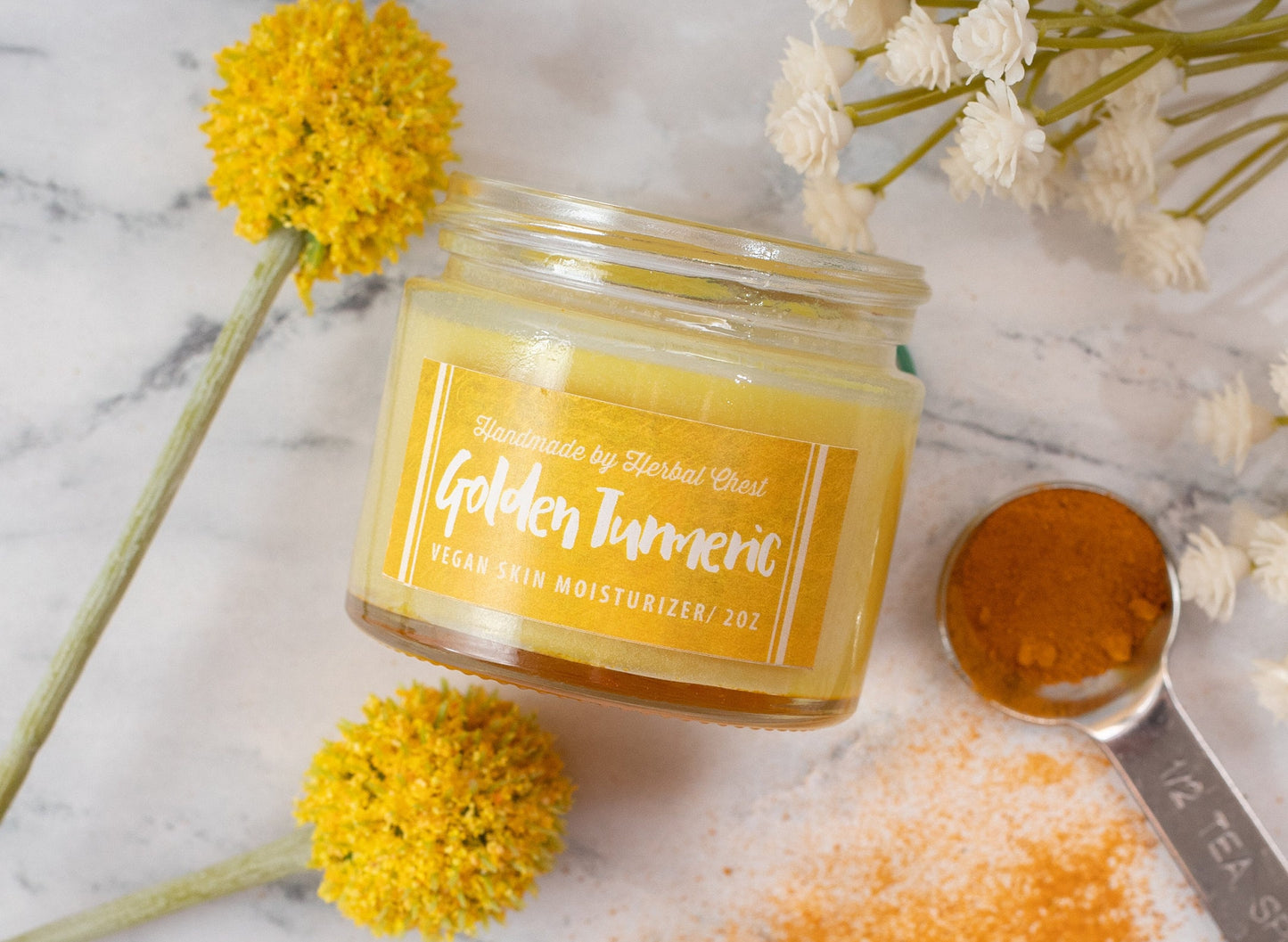 Vegan Turmeric Body Butter Moisturizer Balm