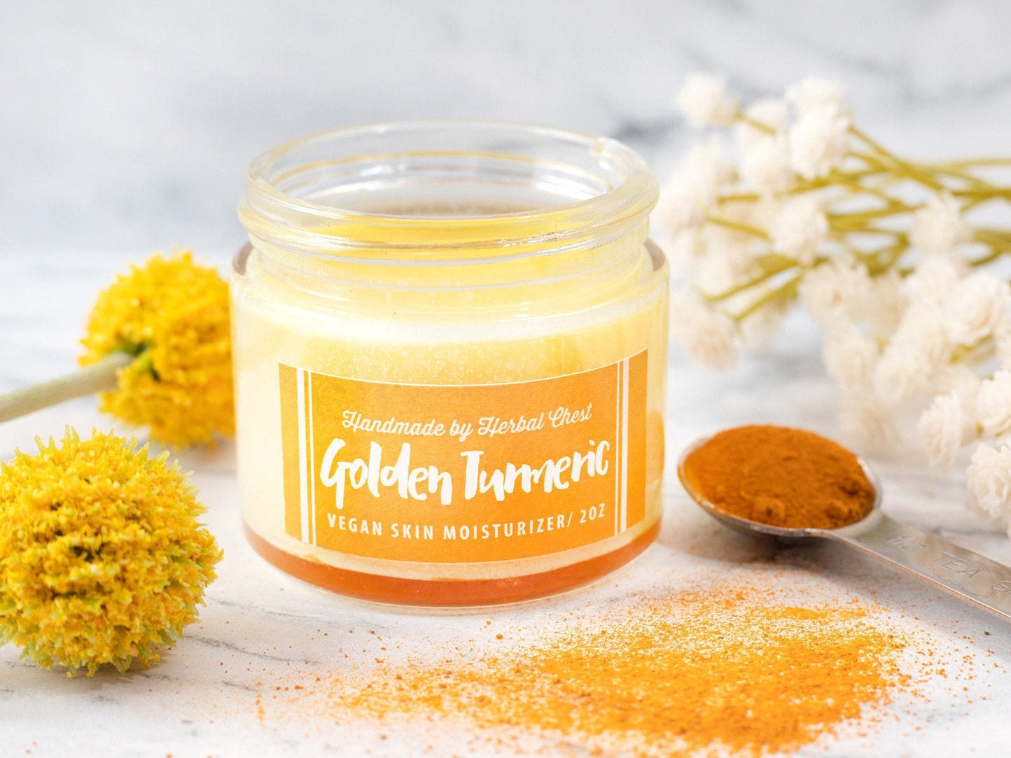 Vegan Turmeric Body Butter Moisturizer Balm