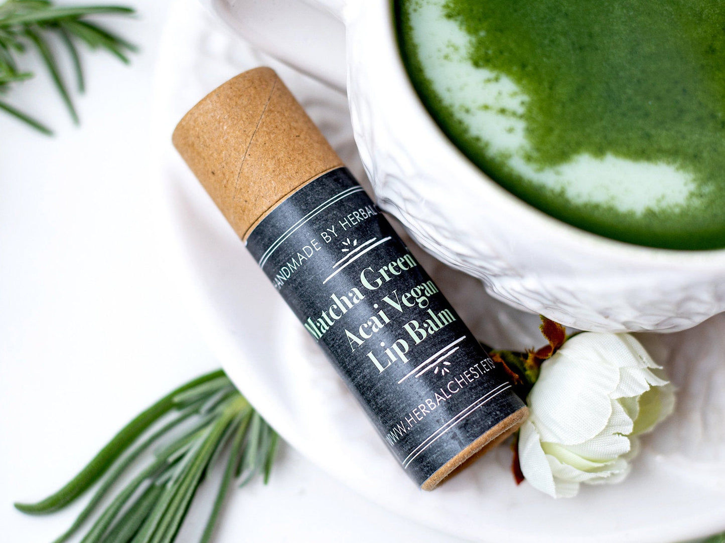 Vegan Matcha Green Tea Lip Balm