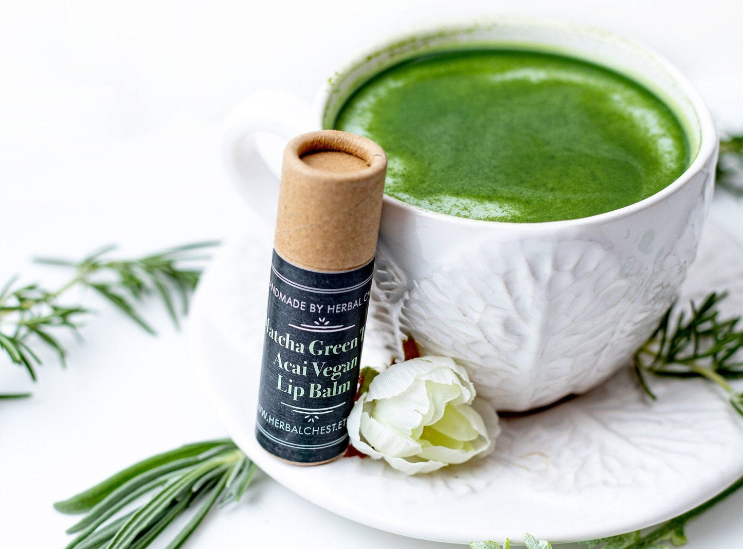 Vegan Matcha Green Tea Lip Balm