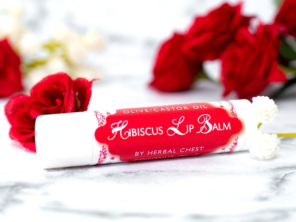 Hibiscus Natural Lip Balm