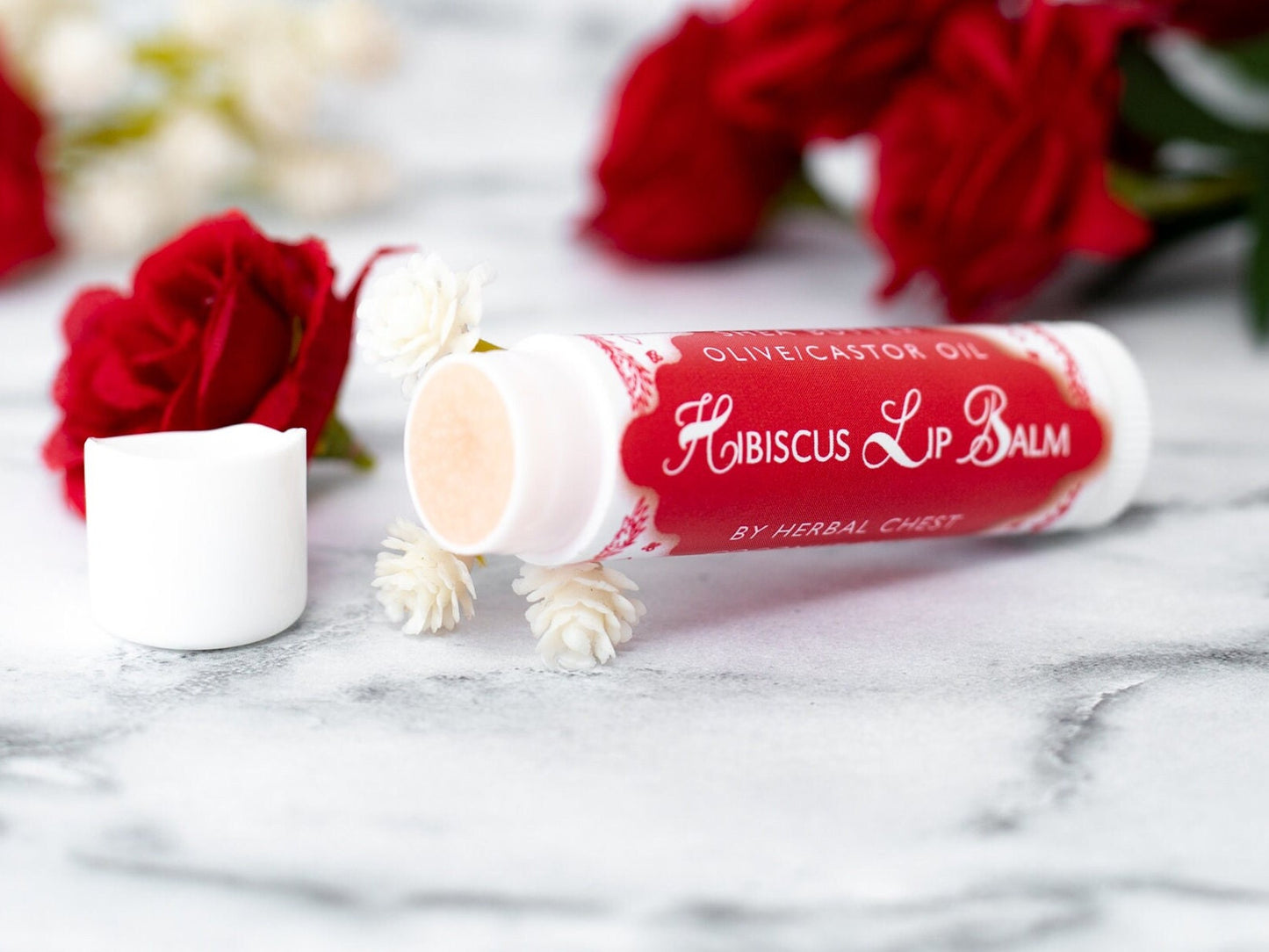 Hibiscus Natural Lip Balm