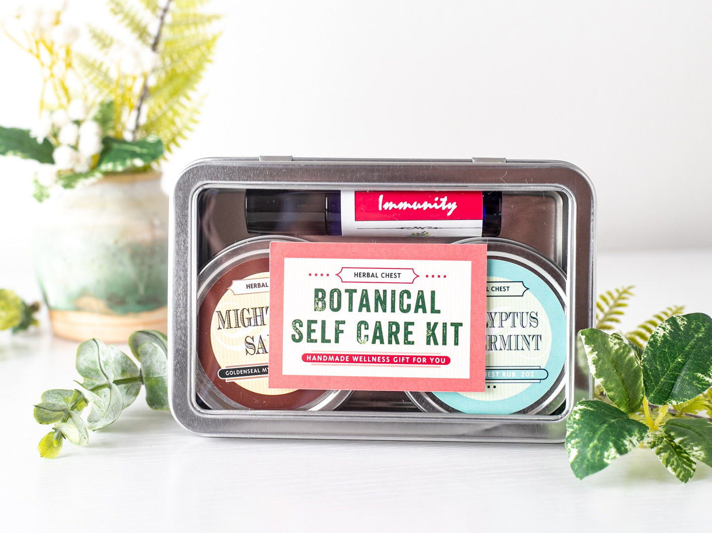 Botanical Self Care Kit, Wellness Gift Set