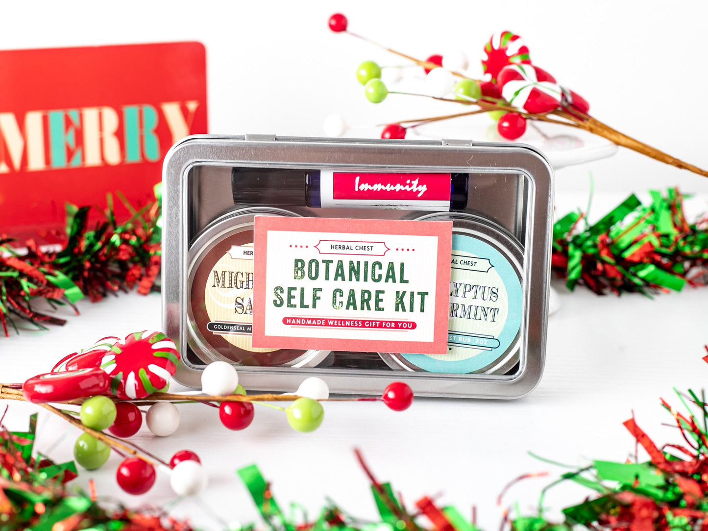 Botanical Self Care Kit, Wellness Gift Set