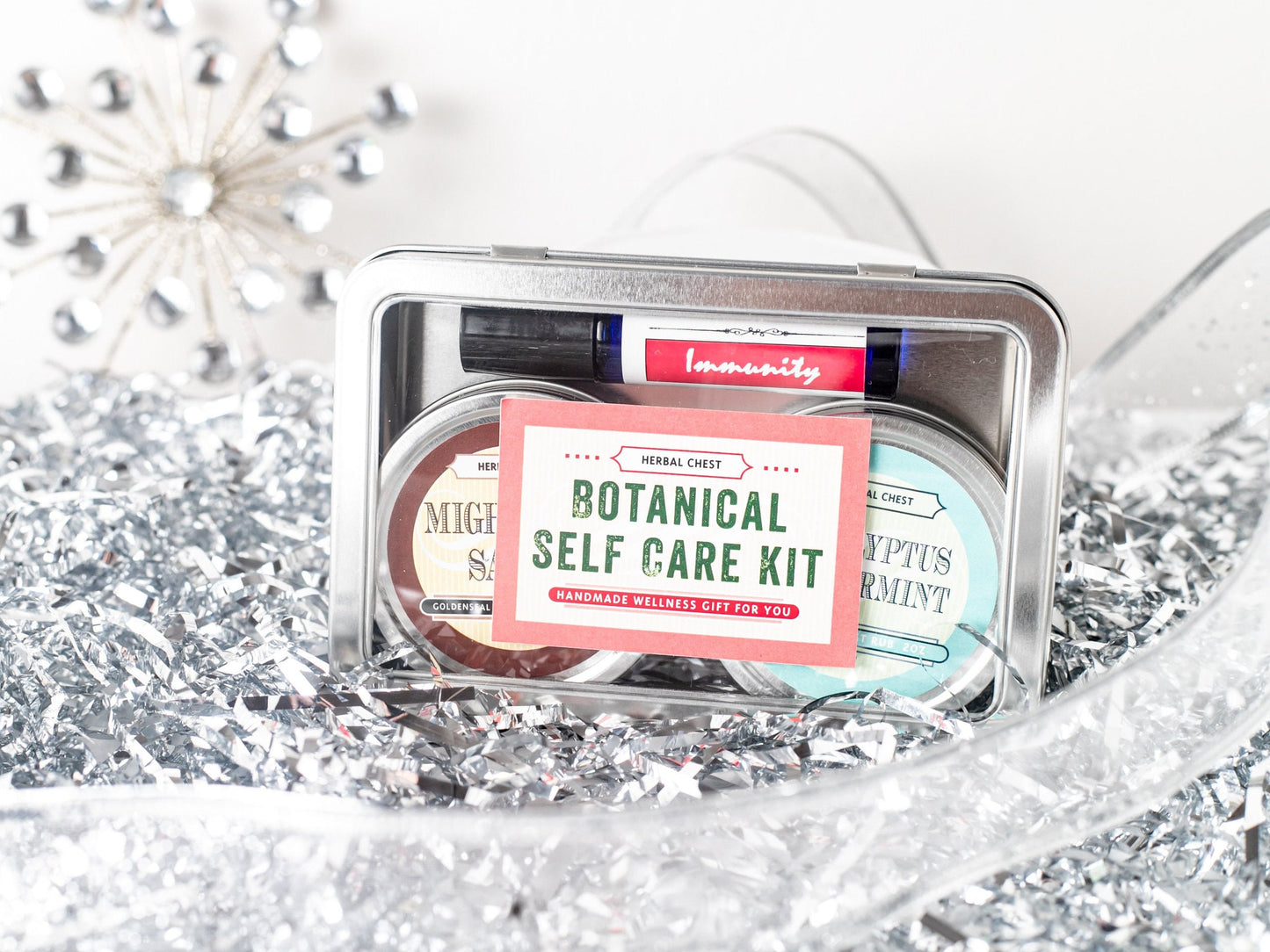 Botanical Self Care Kit, Wellness Gift Set