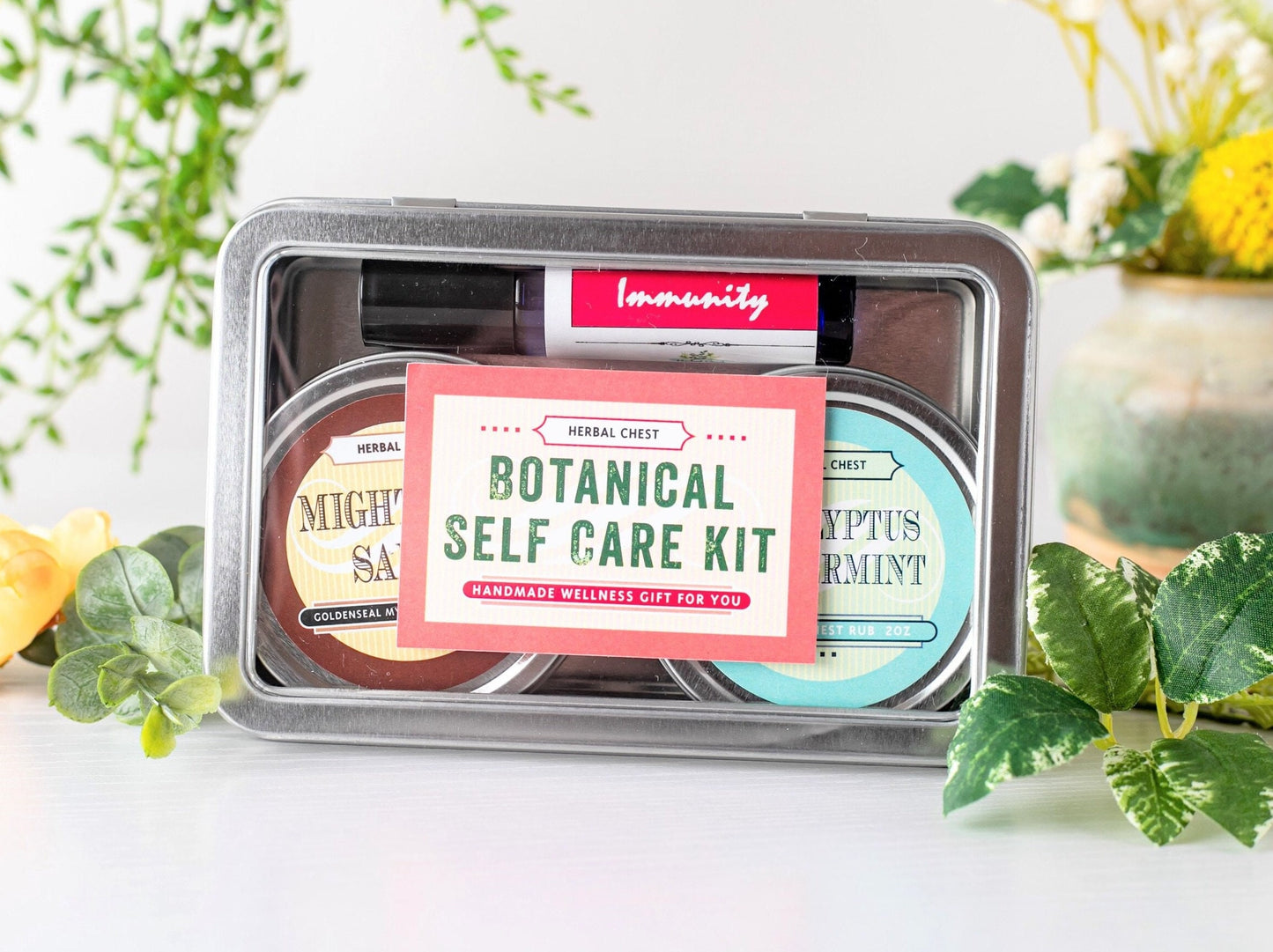 Botanical Self Care Kit, Wellness Gift Set