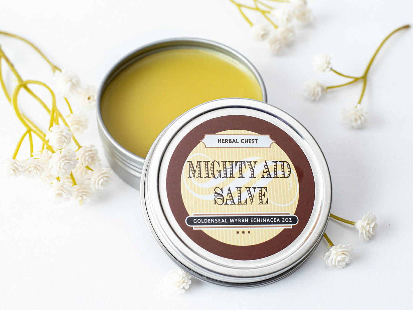Mighty Aid Salve, Goldenseal Myrrh Ointment