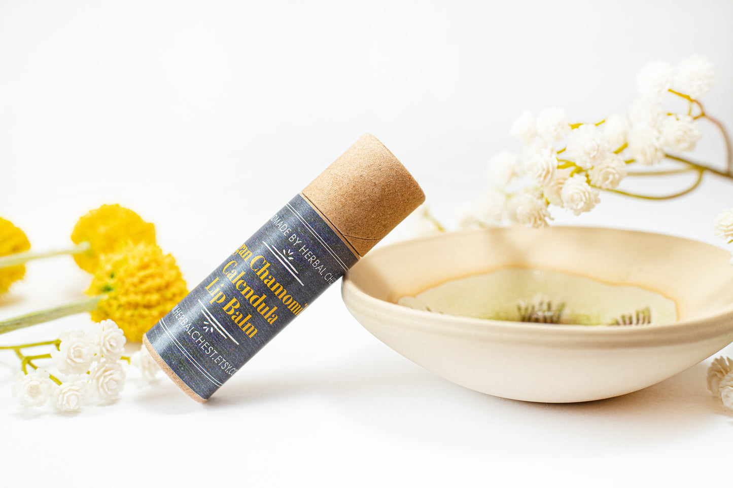 Vegan Calendula Chamomile Lip Balm