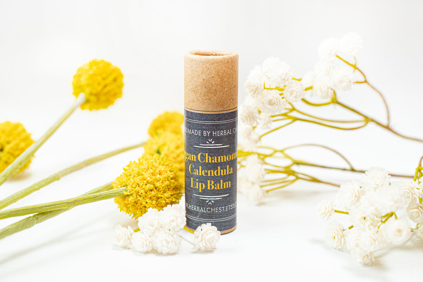 Vegan Calendula Chamomile Lip Balm