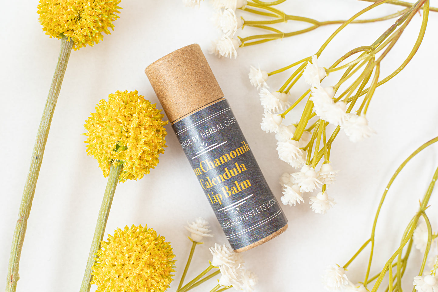 Vegan Calendula Chamomile Lip Balm