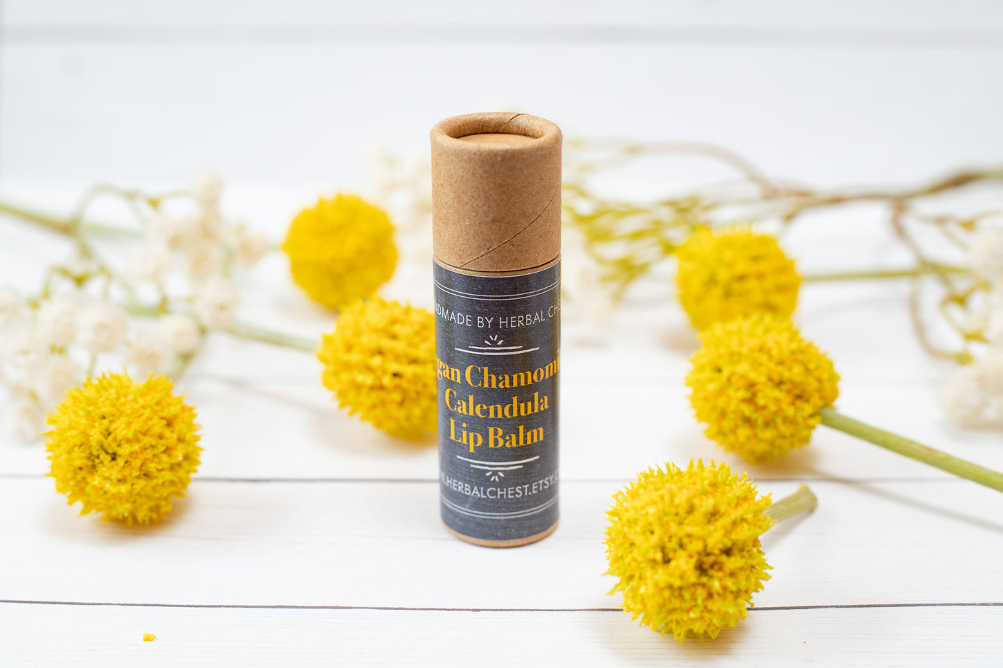 Vegan Calendula Chamomile Lip Balm