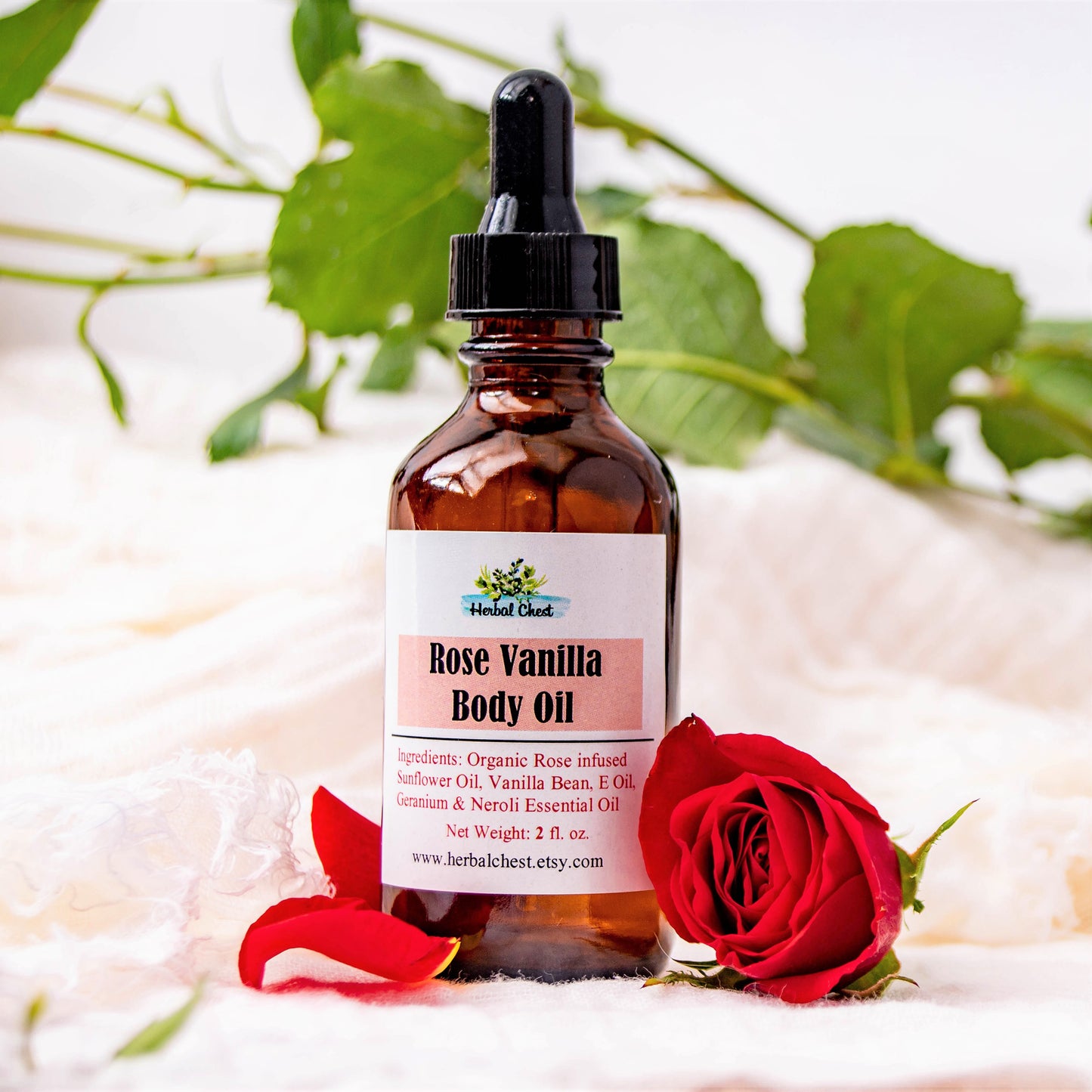 Rose Vanilla Body Oil