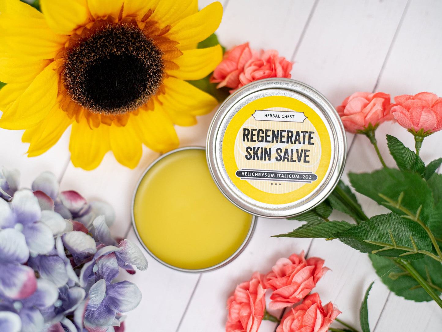 Regenerate Skin Salve, Organic Helichrysum Cream