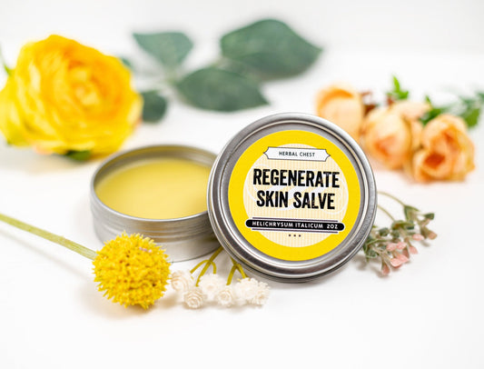 Regenerate Skin Salve, Organic Helichrysum Cream