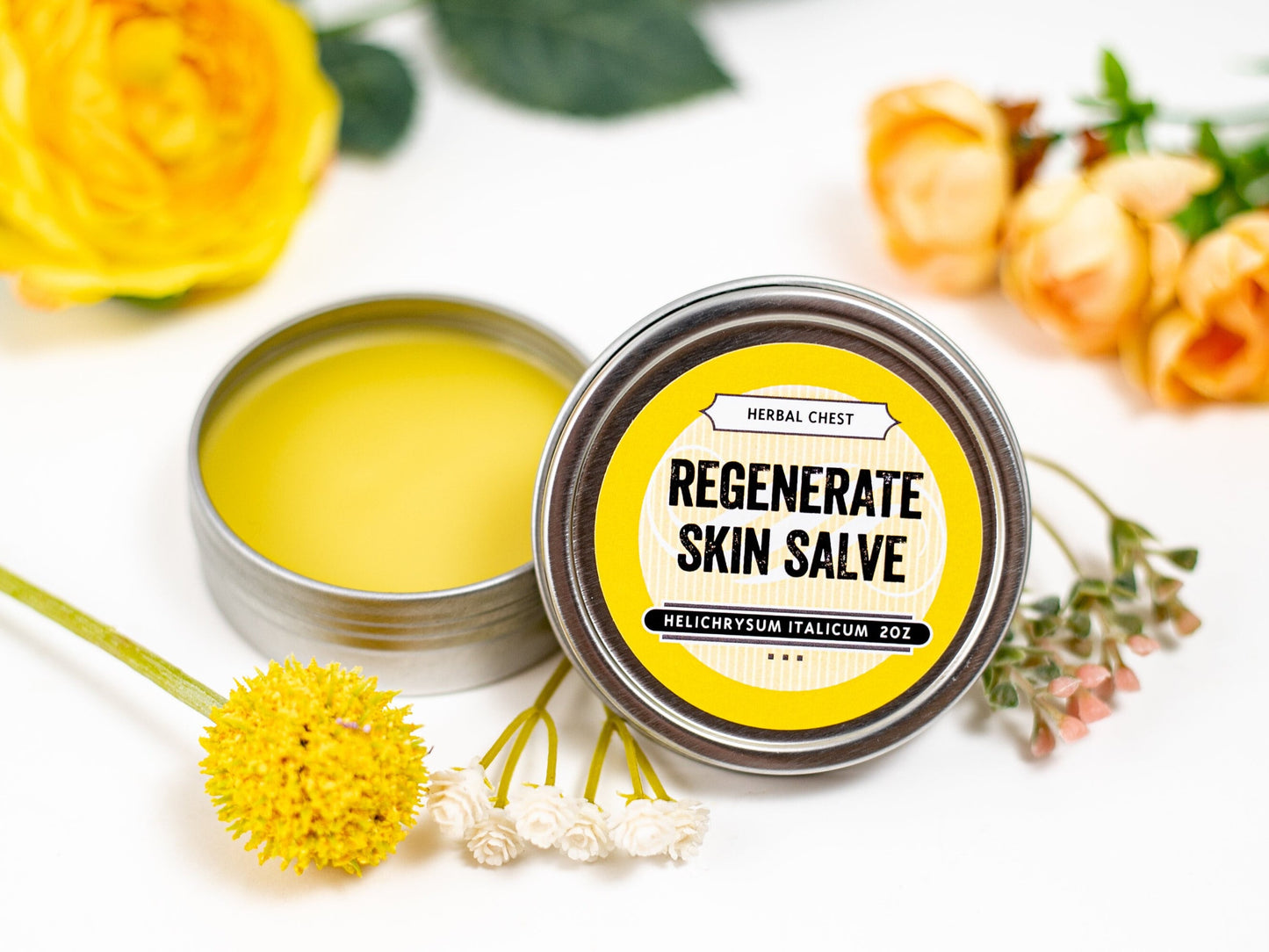 Regenerate Skin Salve, Organic Helichrysum Cream