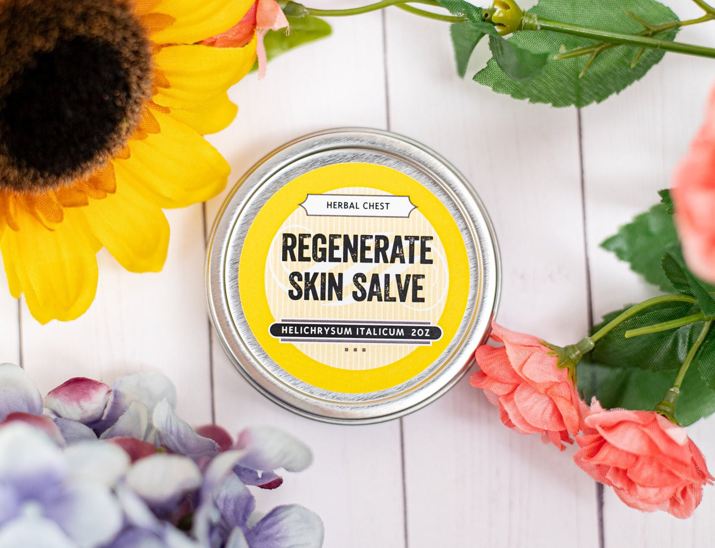 Regenerate Skin Salve, Organic Helichrysum Cream